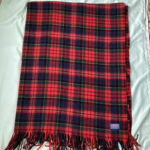 Pendleton 100% Pure Virgin Wool Plaid Blanket Throw